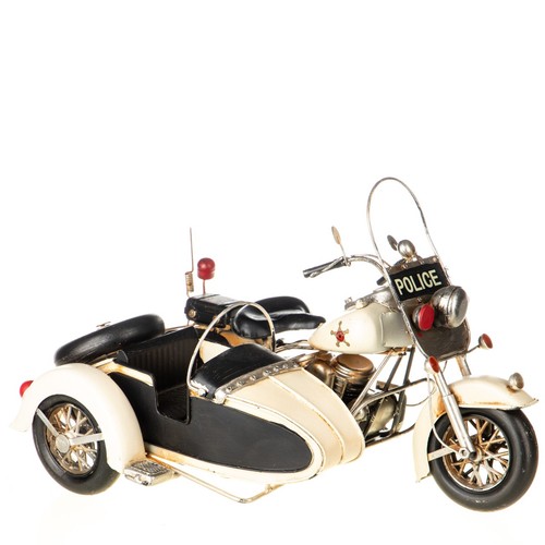 Blechmodell polizei motorrad - blechmodell,
