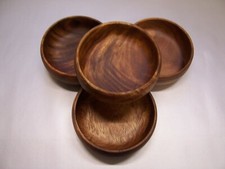 4St. Teller Akazienholz Ø