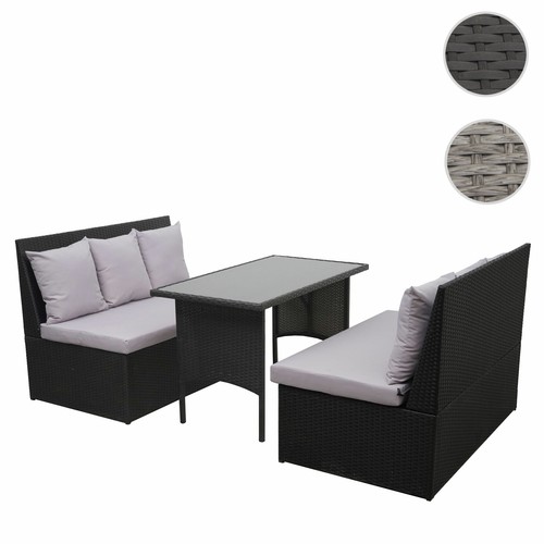 Poly rattan garnitur - garnitur, hwc-g16