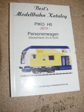 K23 Best´s Modellbahn Katalog Piko 2010 Personenwagen  Deutschland , EU & GUS