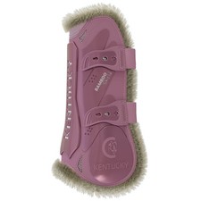 Kentucky Horsewear Old Rose M Gamaschen Bamboo Elastik Kunstfell