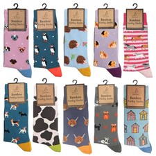 Damen Bambus Funky Socken
