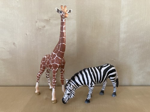 Schleich giraffe 14750 zebra - schleich,