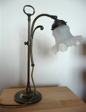 Nachttischlampe Messing