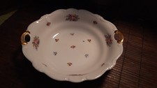 Rosenthal Pompadour Obst- Servierschale *Goldrand *Blumendekor