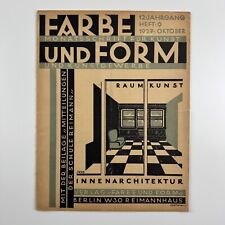 Farbe und Form. Monatsschrift
