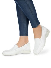 Semler Slipper Leder weiß