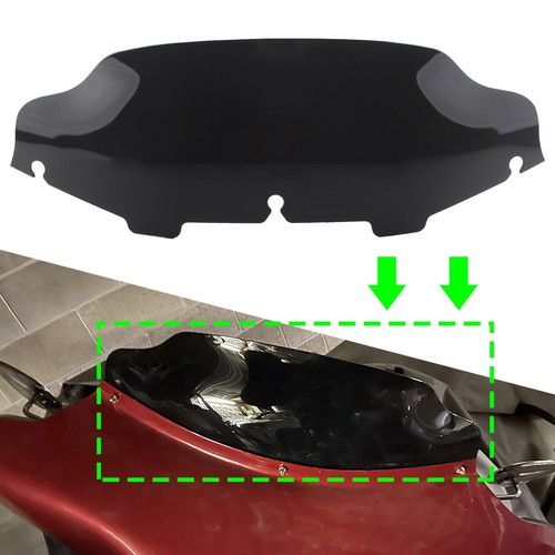 Wave windshield für harley - 6",