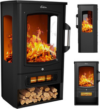 Tronitechnik® Elektrokamin Elektrisch - Kaminfeuer Mit LED Flammeneffekt