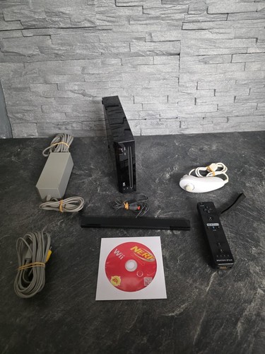 Nintendo wii set schwarz mit - nintendo, 1