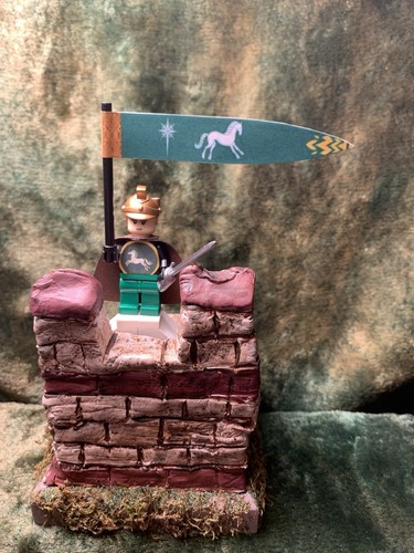 Lego fahnenstange mit herr der - lego,