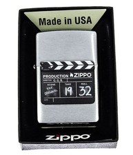 Zippo chrome gebürstet color