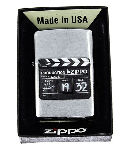 Zippo chrome gebürstet color