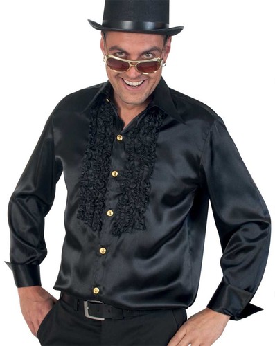 Rüschenhemd schwarz für - in,