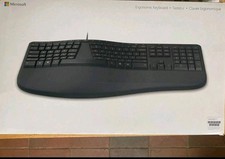 Microsoft LXM-00006 QWERTZ Ergonomisches Tastatur - Schwarz