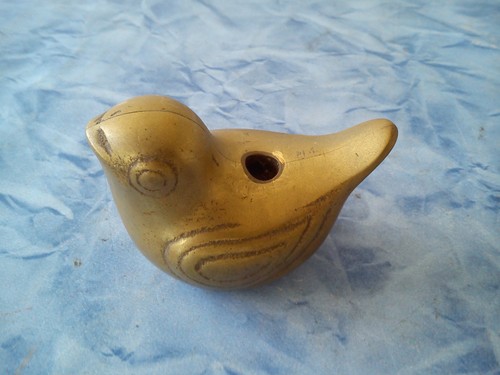 Vogel huhn aus messing - vogel,,