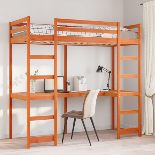 Hochbett mit schreibtisch - hochbett,