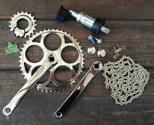 DDR Kurbel Tretlager Set Thompson Innenlager Kettenblatt Mifa Diamant 4Kant niro