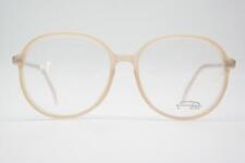 Vintage Brille Flair 93 Hellbraun Gold Oval Brillengestell eyeglasses