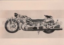 Motorrad BÖHMERLAND 600ccm 1927 Postkarte PK AK Motorrad Echtfoto