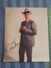 Larry Hagman Autogramm Dallas