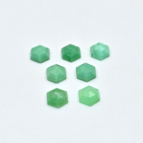 Chrysopras sechseck edelstein - chrysopras,
