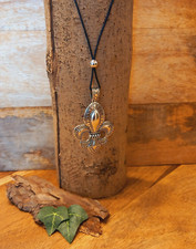 Halskette mit Anhänger: Fleur