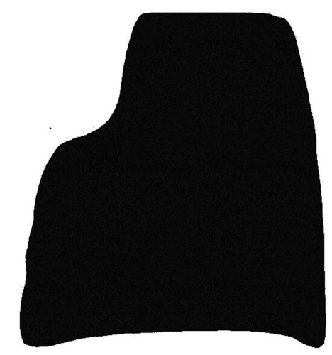 Schwarz fußmatte fahrer - schwarz,