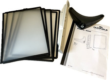 Durable Sherpa Soho Tischständer 5 schwarzen Sichttafel Gebraucht Gut R1977