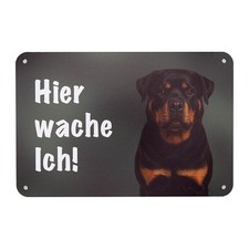 Rottweiler hundeschild hier - rottweiler,