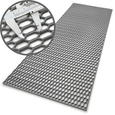 Kunststoff Racing Gitter | 120*40 cm anthrazit | Waben | Auto Tuning Renngitter