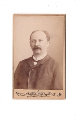 Cdv foto herrenportrait - cdv,