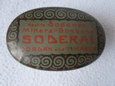 Art Deco Blech-Dose Soderal