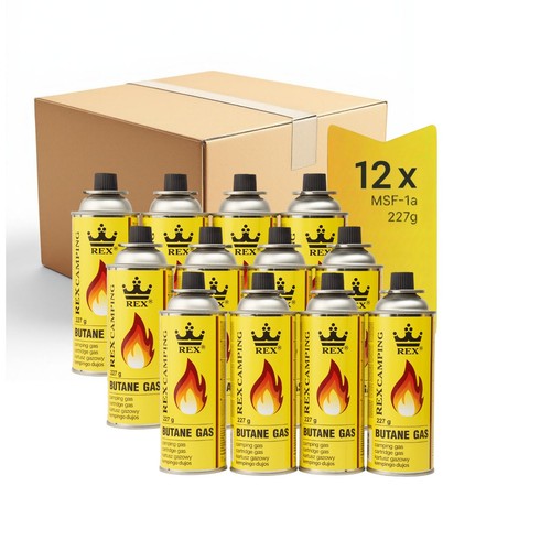 12x gas kartusche - kartusche, 227g