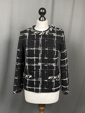 Chanel Damen Schwarz Kariert