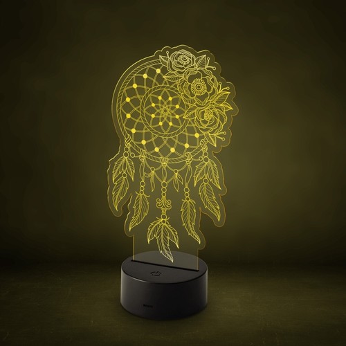 Acrylglasschild led lampe - acrylglasschild, led-lampe