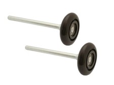 2 Stück Laufrolle Ø 72 mm verzinkt Länge 164 mm für Garagentor, Sektionaltor