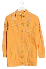 AMICA WOMAN Jeansjacke Damen Jacke Gr. DE 34 hellorange Casual-Look