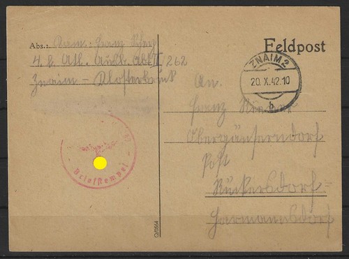 I636 sudetenland feldpost - i636),