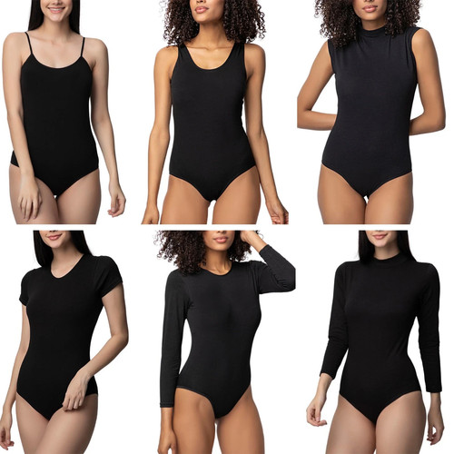 Damen body kurzarm langarm - kurzarm,
