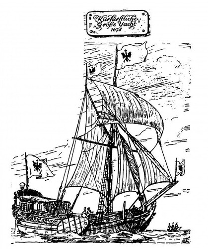 Bauplan große yacht 1678 - bauplan,