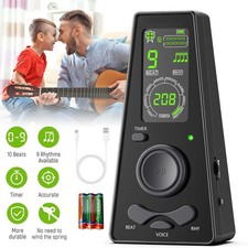 Digitale Metronom mit Lautstärkeregler und Temporegler für Klavier Geige Gitarre