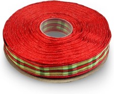 1x Schleifenband kariert