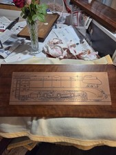 Relief Kupferbild Lokomotive