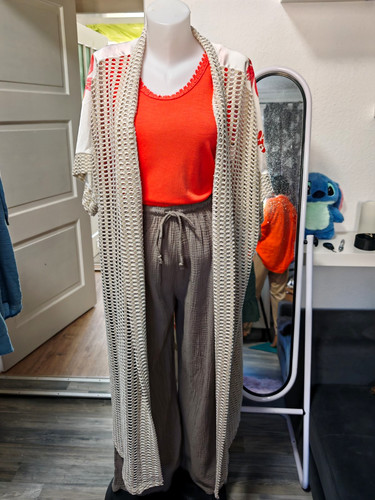 Weste damen cape lang - cape,