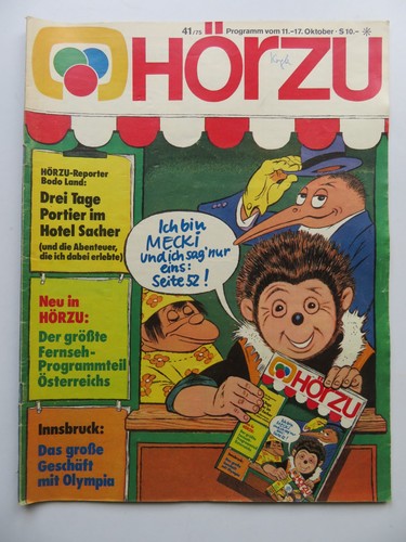Hörzu 1975 österreich - hörzu, 41/1975,