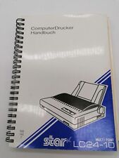 ComputerDrucker Handbuch Star LC24-10 Multi-Font