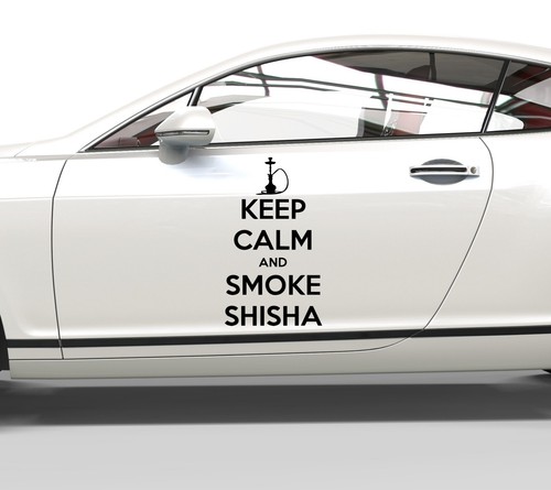 Autoaufkleber keep calm and - keep,