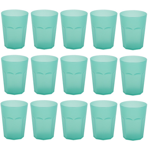 15x kunststoffbecher grün - 15x,