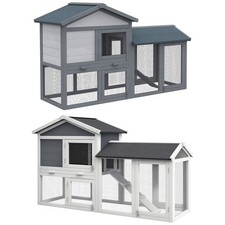 PawHut Kaninchenstall 2 Etagen